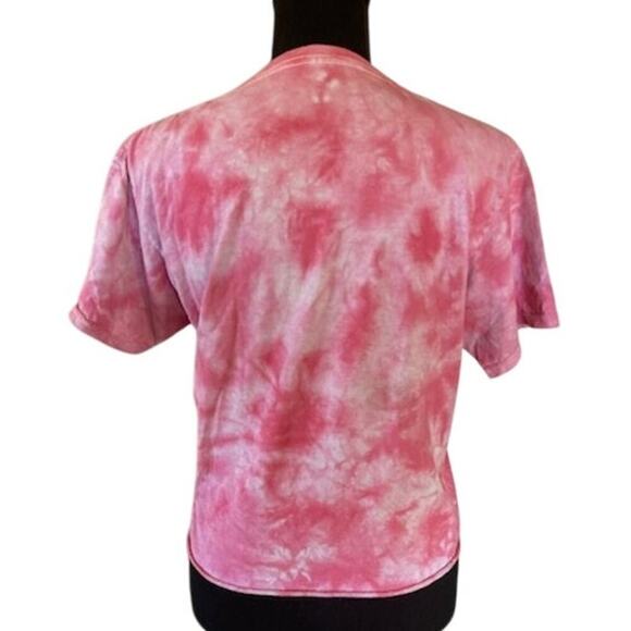 Pink Floyd Cropped Tie-Dye Band T-Shirt - Size Small - Picture 4 of 5
